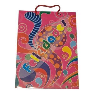20/$12 "Felicidades" Birthday Pink Party Gift Bag